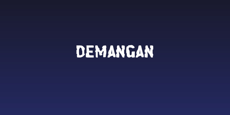 Demangan Social Header