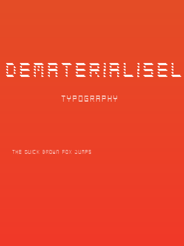 DematerialiseLight Poster