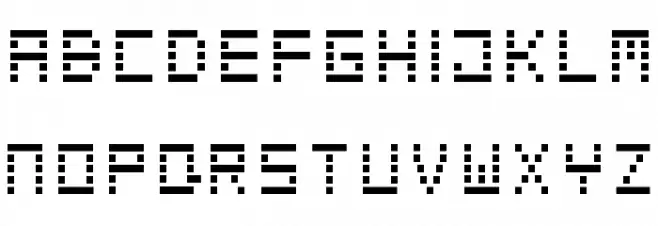 DematerialiseRegular Шрифта ВЕРХНИЙ