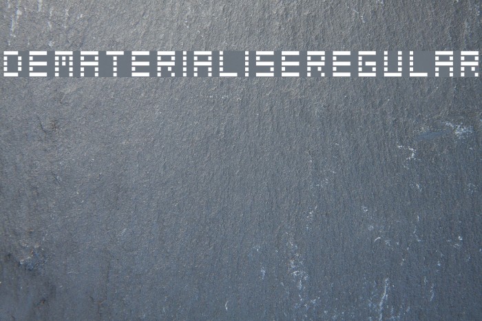 DematerialiseRegular Fuentes examples