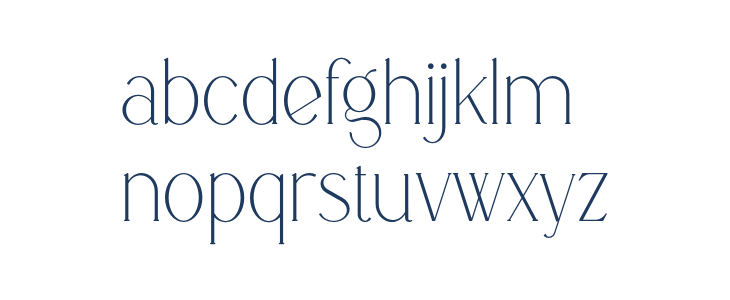 Demeris Demo Regular Lowercase