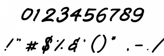 Demian Шрифта ДРУГИЕ символов