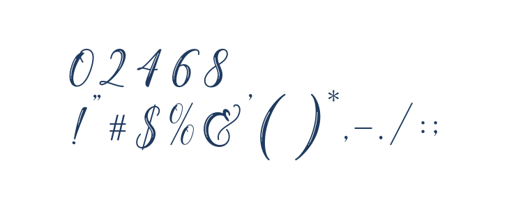 DemielaFree-Medium Other Characters