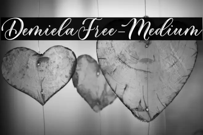 DemielaFree-Medium Font examples