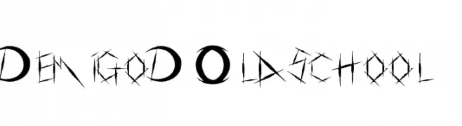 DemigoD Oldschool  Descarca Fonturi Gratis