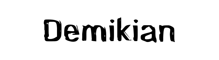 Demikian  font caratteri gratis