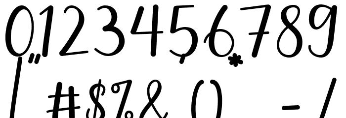 Demillina Font OTHER CHARS