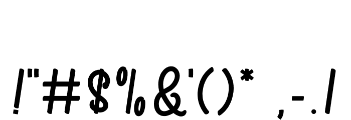 Demilton Font OTHER CHARS