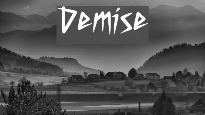 Demise Font examples
