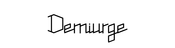 Demiurge  baixar fontes gratis