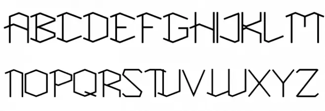 Demiurge フォント 大文字