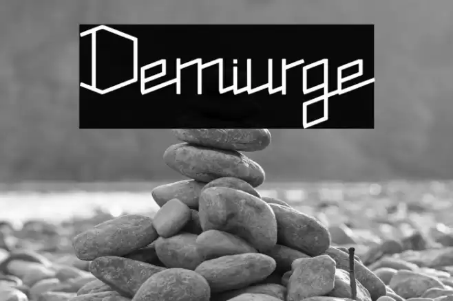 Demiurge Font examples