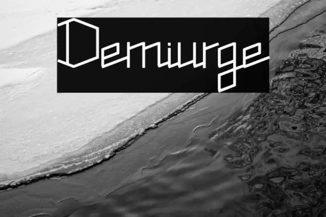 Demiurge Font examples