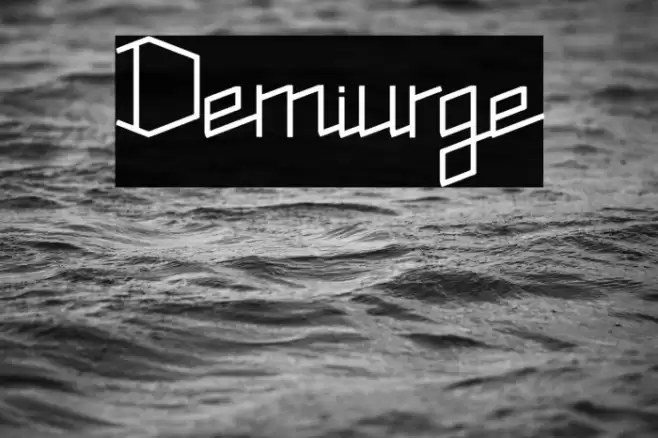 Demiurge Font examples