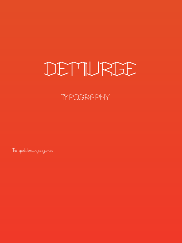 Demiurge Poster
