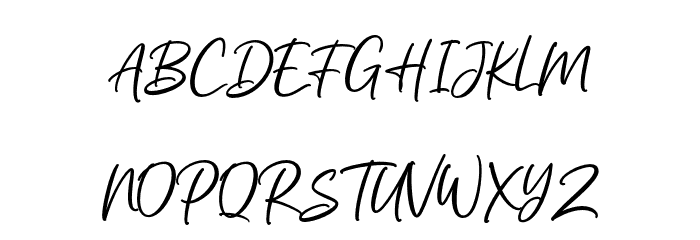 DemoSonlight-Script Font UPPERCASE