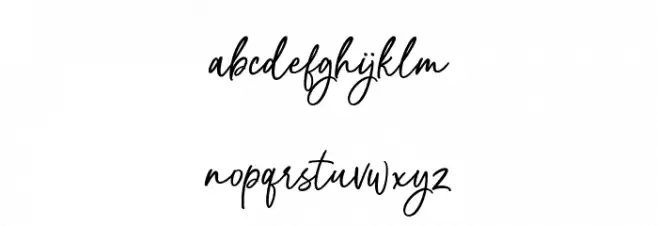 DemoSonlight-Script 字体 小写