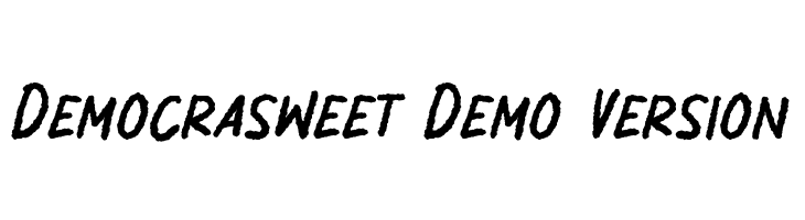 Democrasweet Demo Version  Fuentes Gratis Descargar