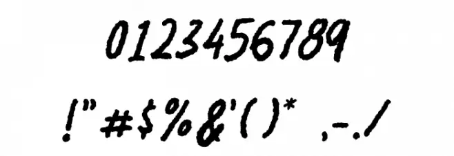 Democrasweet Demo Version Font OTHER CHARS