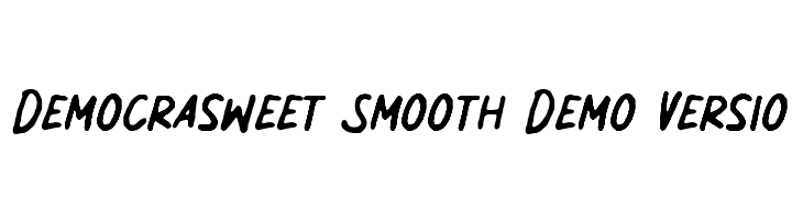 Democrasweet Smooth Demo Versio  les polices de caractères gratuit tlcharger