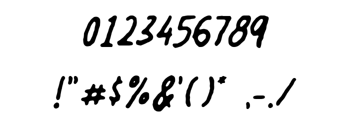 Democrasweet Smooth Demo Versio Font OTHER CHARS