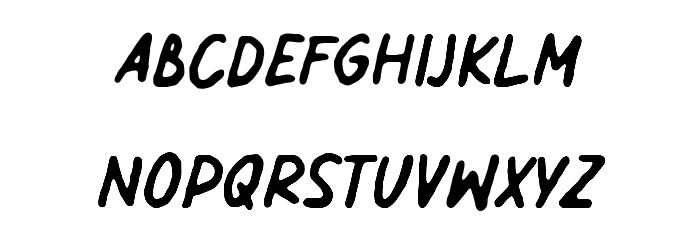 Democrasweet Smooth Demo Versio Font LOWERCASE