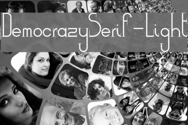 DemocrazySerif-Light Example 1