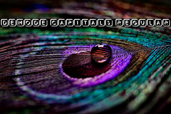 Demode Capitals Regular Example 2