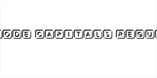 Demode Capitals Regular Logo