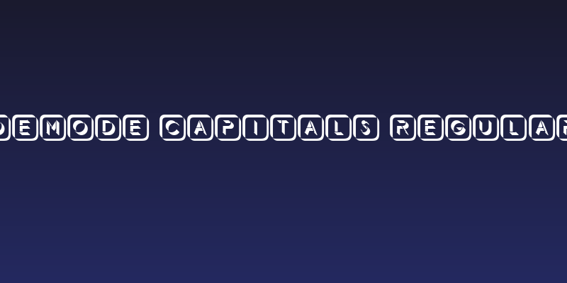 Demode Capitals Regular Social Header