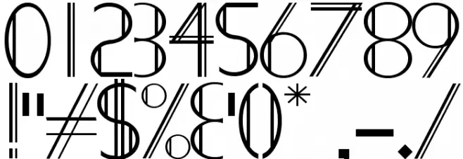 Demodee Font OTHER CHARS