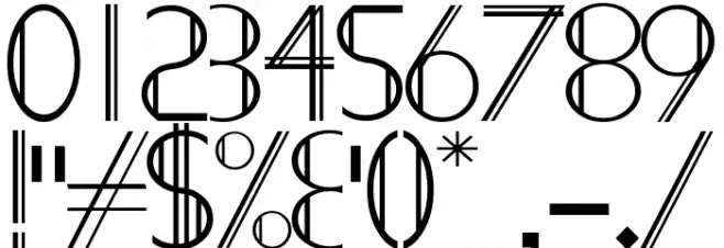 Demodee Font OTHER CHARS