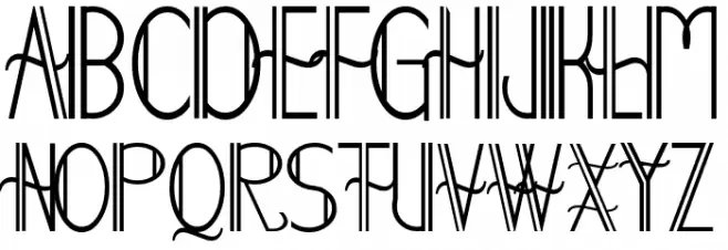Demodee Font Litere mari