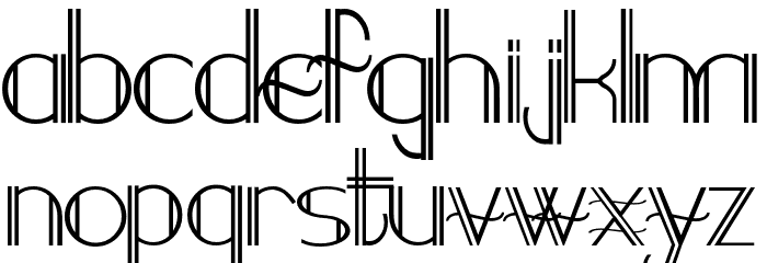 Demodee Font LOWERCASE