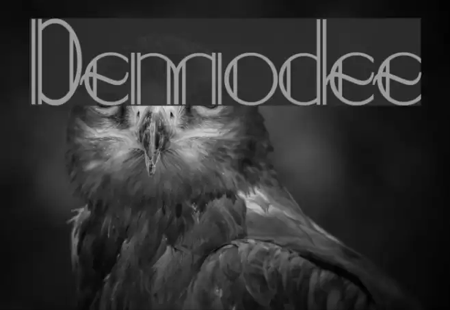 Demodee Font examples