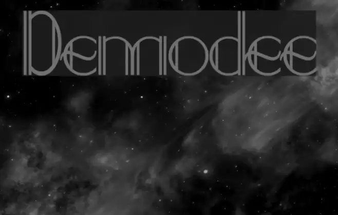 Demodee Font examples