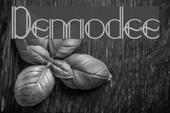 Demodee Font examples