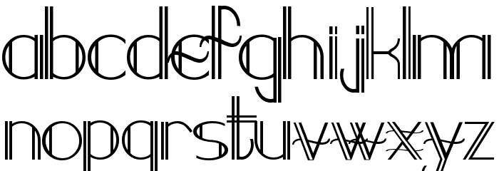 Demodee Font LOWERCASE