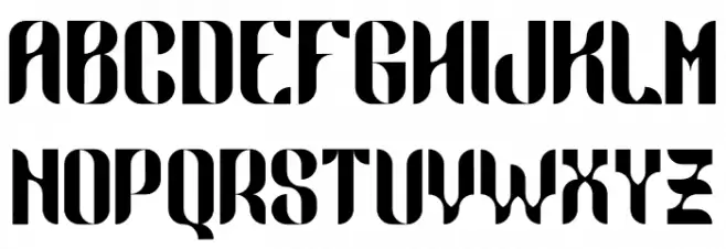 Demodulator-Regular Schriftart Groß