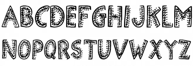 Demolished Шрифта ВЕРХНИЙ