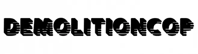 Demolition Cop  font caratteri gratis