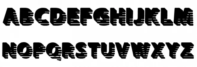 Demolition Cop Schriftart Groß