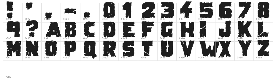 Demolition Crack Black Character Map