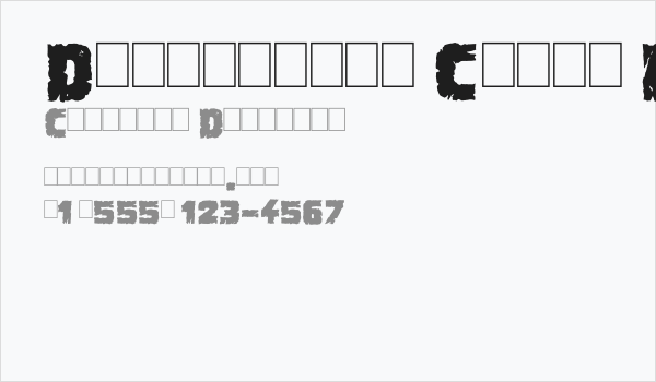 Demolition Crack Black Business Card