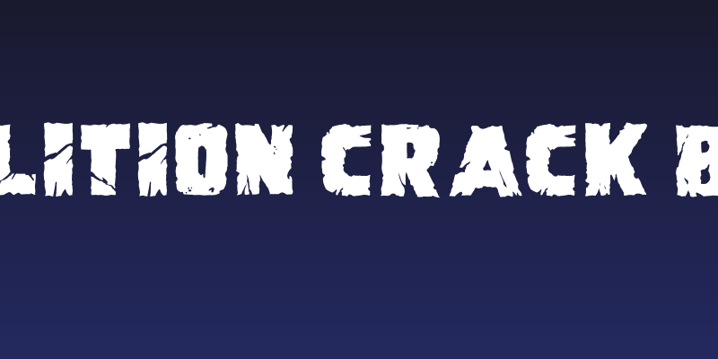 Demolition Crack Black Social Header
