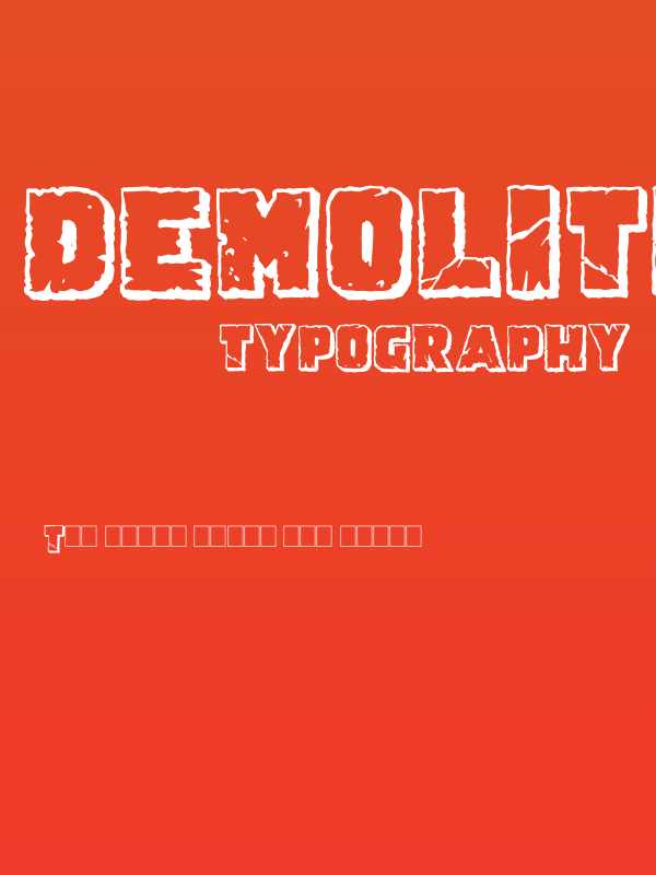 Demolition Crack Shadow Poster