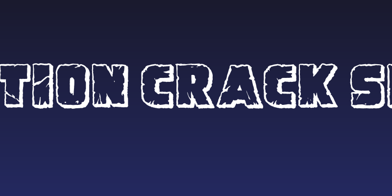 Demolition Crack Shadow Social Header