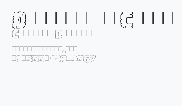 Demolition Crack Business Card