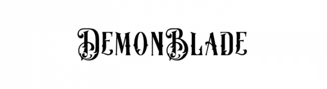 Demon Blade  Descarca Fonturi Gratis