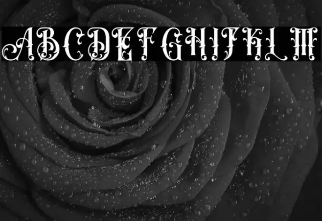 Demon Blade Font examples